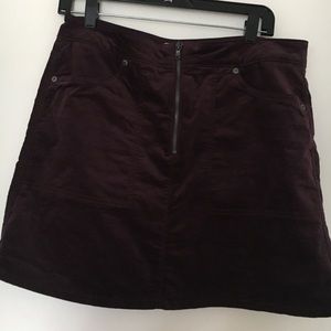 Maroon skirt